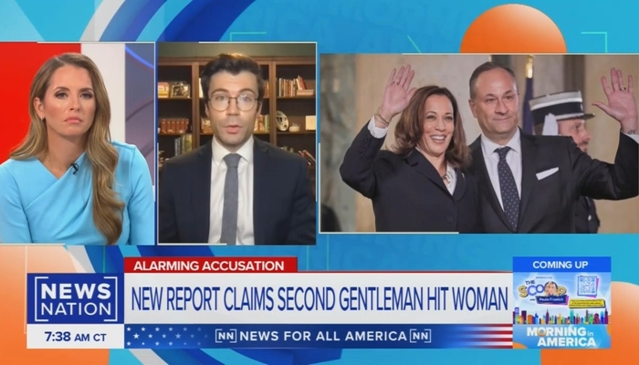 Nets REFUSE to Mention Possible Doug Emhoff Bombshell Claim He Slapped an Ex-Girlfriend