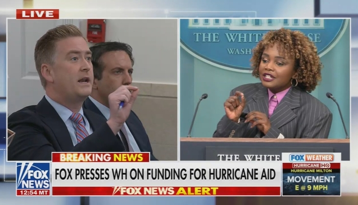 Doocy SLAMS KJP Over FEMA Funding Post-Helene as Lefty Journos Bash DeSantis