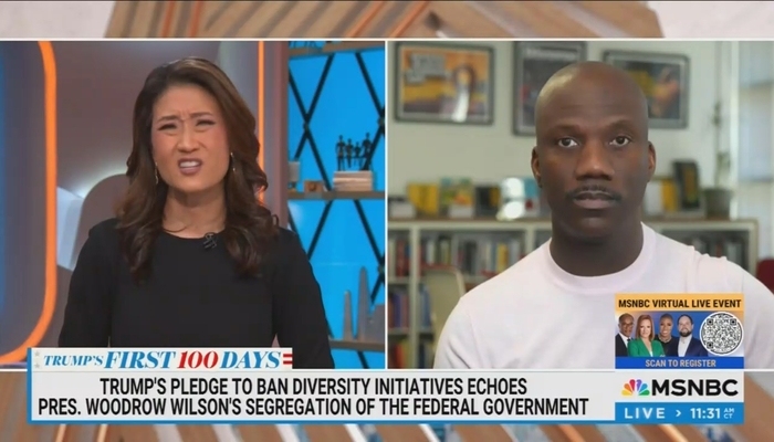 NextImg:MSNBC's Katie Phang Equates Trump on DEI to Woodrow Wilson on Segregation