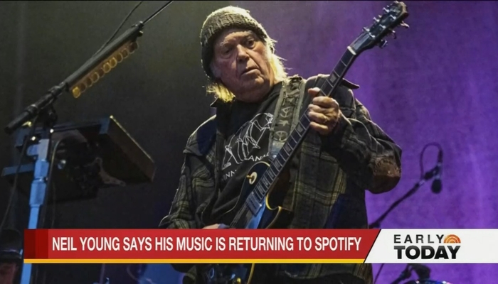 NextImg:Neil Young, Poster Child for Free Speech Hypocrisy