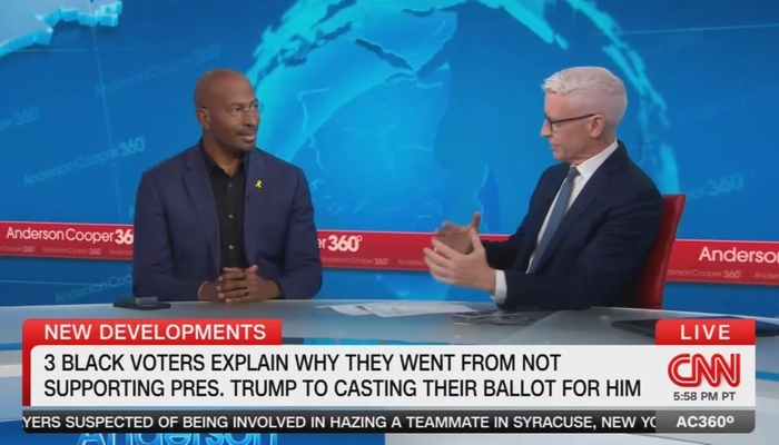 NextImg:CNN's Cooper Claims Black Trump Voters Were Influenced by Online 'Misinformation'