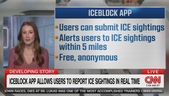 NextImg:Dangerous: CNN Pushes App That Tracks ICE Activity