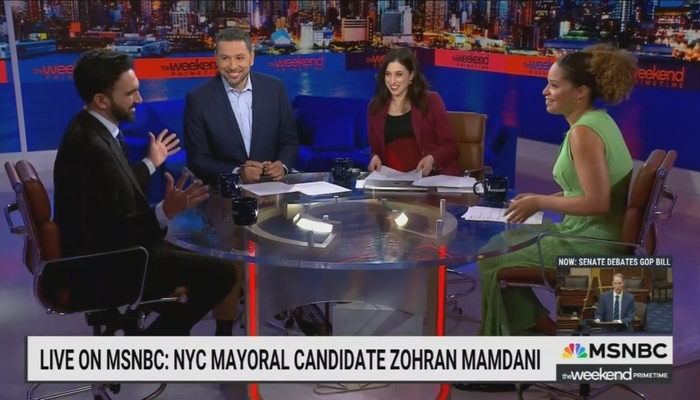 MSNBC Claims Mamdani Critics Are Just Islamophobic Right-Wingers
