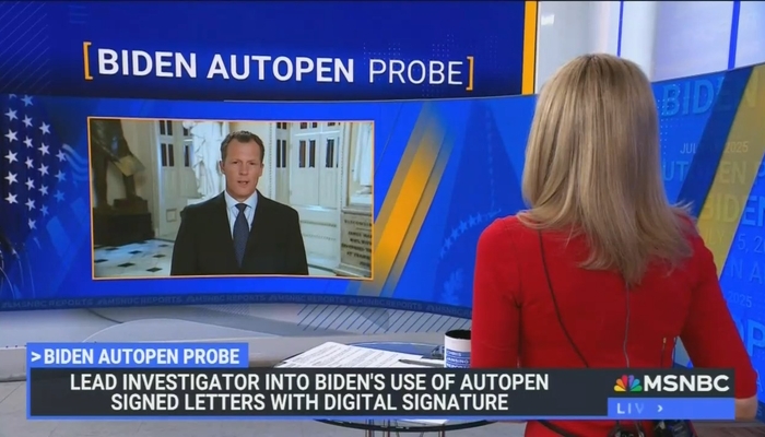 NextImg:Shameless Hacks: NBC Runs Story Falsely Claiming Comer Uses Autopen Like Biden