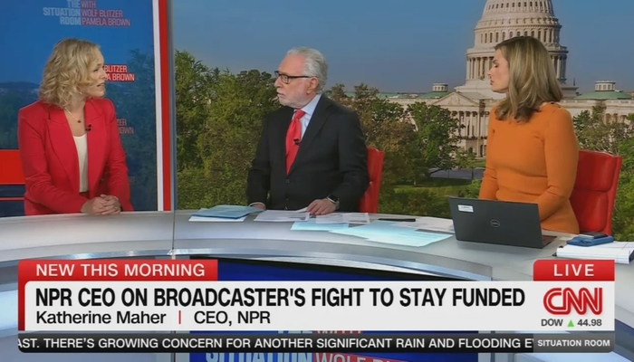 NextImg:Defund Them Now: NPR CEO Gets Pampered by CNN in Pants-on-Fire-Filled Interview