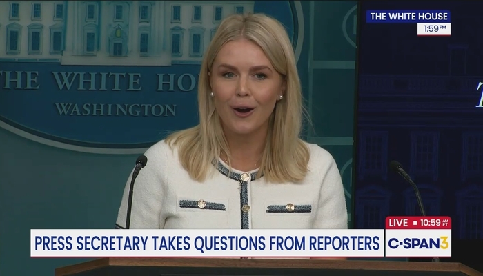 NextImg:White House’s Leavitt Destroys Hail Marys From NPR, PBS Ahead of Rescission Vote