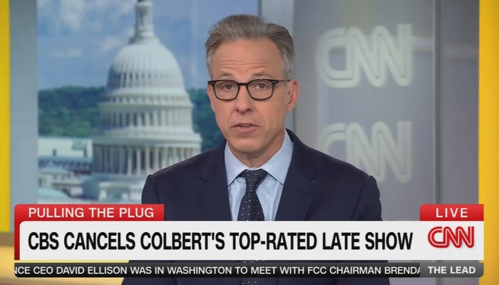 Tapper Hints PBS Defunded, Colbert Canceled Because Trump Can't Take Criticism