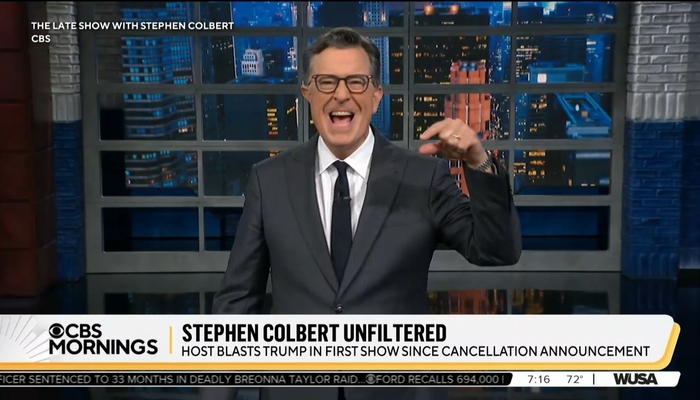NextImg:‘Cultural Zeitgeist’; CBS, NBC Beclown Themselves as Leftist Tools Celebrating Colbert