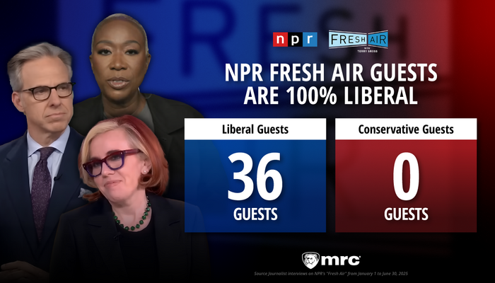 NextImg:National 'PUBLIC' Radio Watch: NPR's 'Fresh Air' Aired ZERO Conservative Journalists