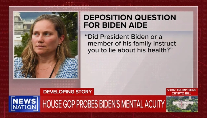 NextImg:Nets SKIP Another Biden Aide Taking the 5th, Obsess Over Trump-Epstein Developments