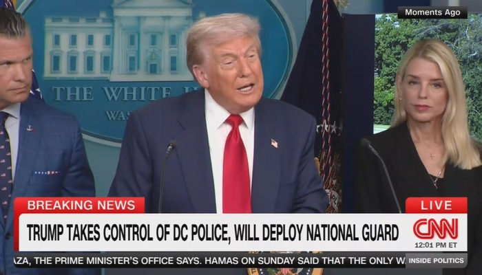 NextImg:MELTDOWN: CNN Goes Ballistic Over Trump Taking Action on D.C. Crime