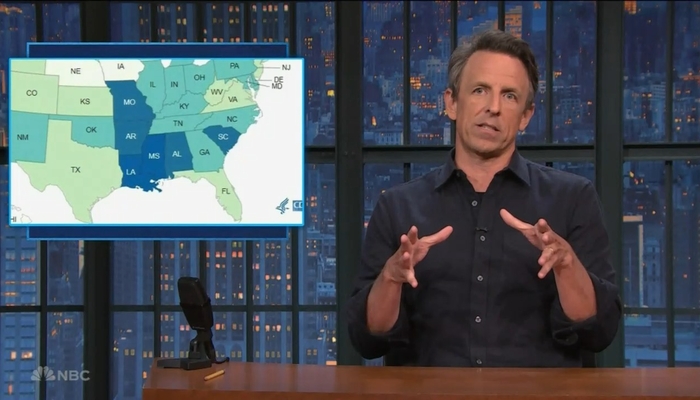 NextImg:Meyers Tries To Blame Red States For High Blue City Crime Rates
