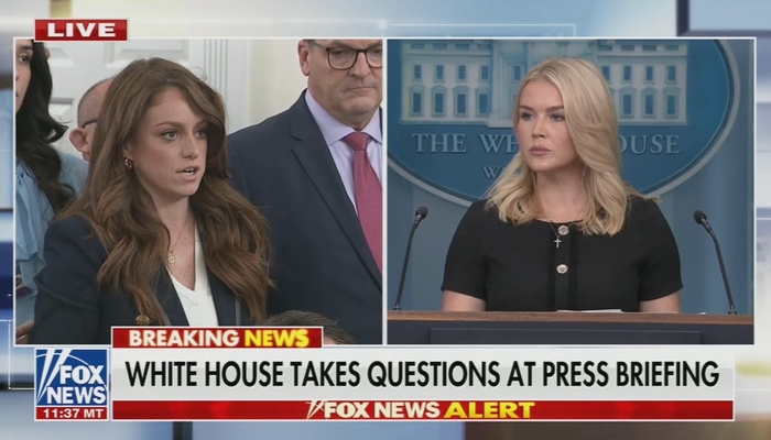 NextImg:Lefties Are Mad Daily Wire’s Olohan Asked Leavitt About ‘Trans Ideology’ After Shooting
