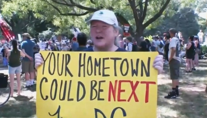 Bitter Much? Defunded NPR Plays Up ‘Hundreds’ of ‘Trump Must Go’ Anti-Fascists in DC