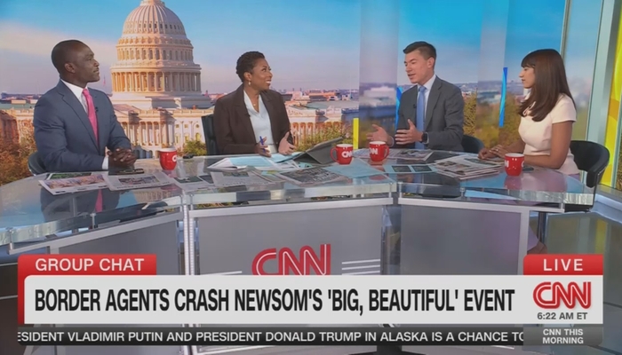 'Does It Help'? CNN's Cornish Suggests ICE Made 'Armed Response' to Newsom Speech