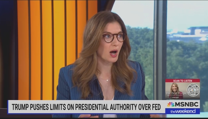 NextImg:MSNBC: 'Not To Be Dramatic, But Stability Of Global Economy' Threatened If Lisa Cook Fired!