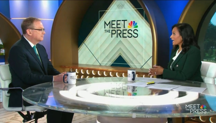 NextImg:NBC’s Kristen Welker BERATES White House Economic Adviser Over Firing of BLS Head