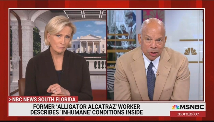 Morning Joe Cries Over Alligator Alcatraz Being 'Inhumane' for Illegals
