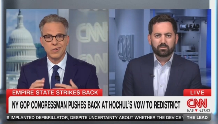 NextImg:CNN's Jake Tapper Falsely Claims GOP 'Worst Offenders When it Comes to Gerrymandering'