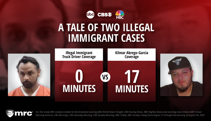 NextImg:ABC/CBS/NBC Refuse to Cover Illegal Alien’s Florida Truck Crash, Spend 17 Minutes on Abrego-Garcia