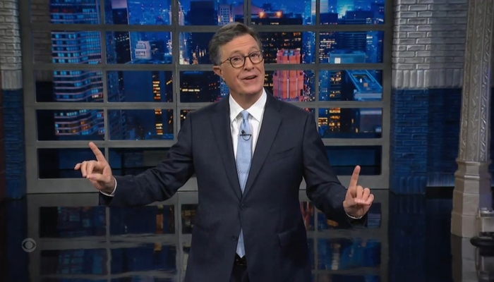 Colbert Has To Stop Audience From Booing That Trump Is Alive