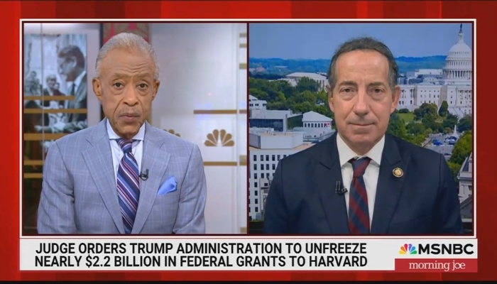 Sharpton Tees Up Raskin To Call Trump's Anti-DEI College Push 'Stalinist'