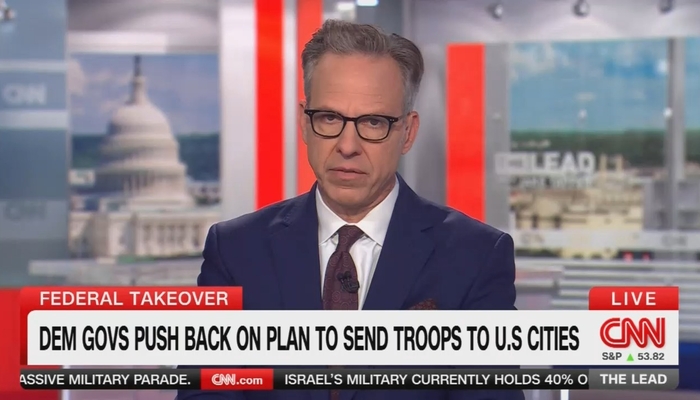 Jake Tapper Suggests Trump Will Turn Troops on America, Steal Election