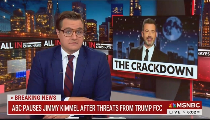 The Regime Media Mourn the Suspension of Regime Comic Jimmy Kimmel