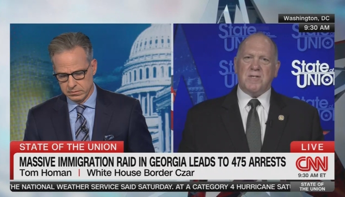 NextImg:Tom Homan Takes Tapper To School On ICE Operations