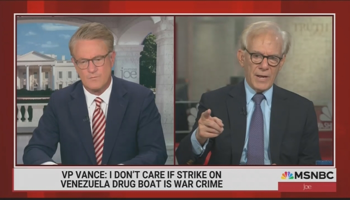 Morning Joe To Military: Consider Disobeying Trump Order To Fire on Drug-Smuggling Boats