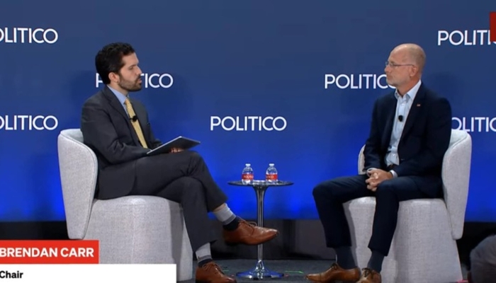 NextImg:FCC Chairman Brendan Carr Rejects Politico Push on Big Tech Censorship