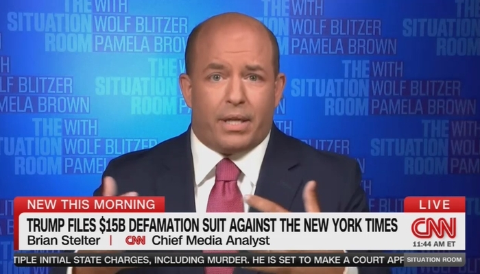 NextImg:Brian Stelter: Trump's Suit Against the New York Times Is 'Dangerous' Stuff