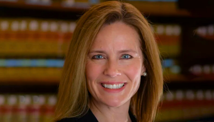 NextImg:AP Frustrated that Justice Amy Coney Barrett's New Book Barely Mentions Trump