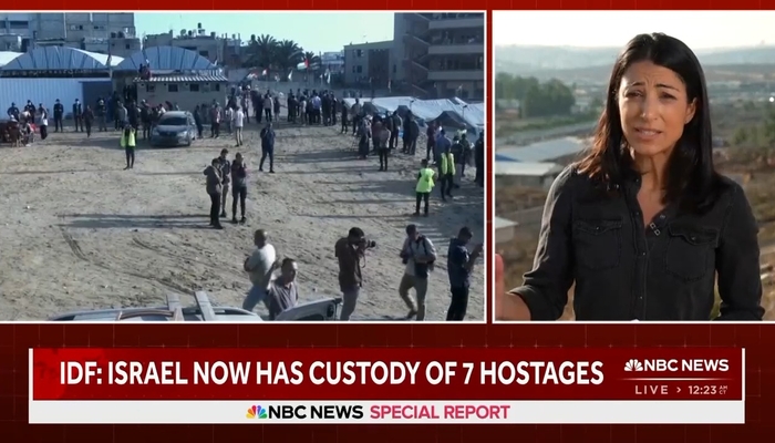 NextImg:NBC Reporter Frets Palestinian ‘Hostages,’ Celebrates Gazans Having ‘Their Land’ Back