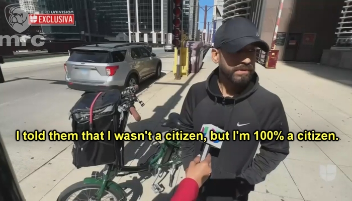 NextImg:Univision Gives Hero Coverage to Chicago Delivery Man that Admits to Distracting ICE