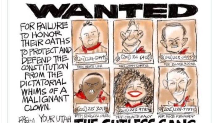 SHOT: Salt Lake Tribune Tags Utah's GOP Delegation as 'Hole-in-the-Head Gang'