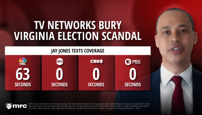 NextImg:Democrat Jay Jones’ Heinous Texts Get a Scant 63 Seconds on NBC, 0 on ABC/CBS/PBS