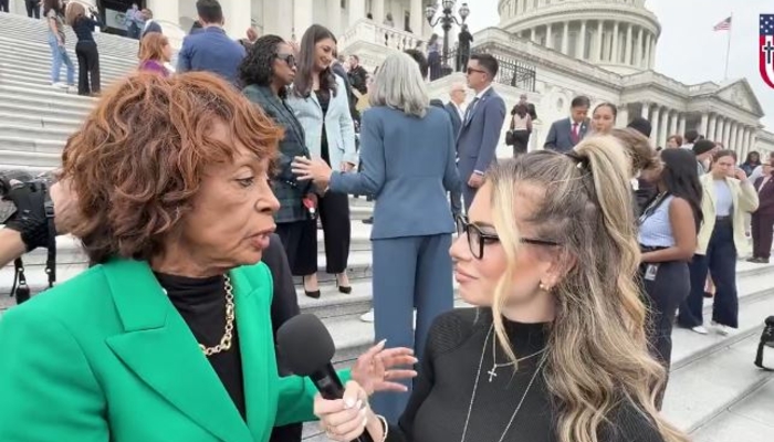 NextImg:Rep. Waters Scolds Reporter for Asking About Healthcare for Illegal Aliens: ‘Stop It! Quit It!’