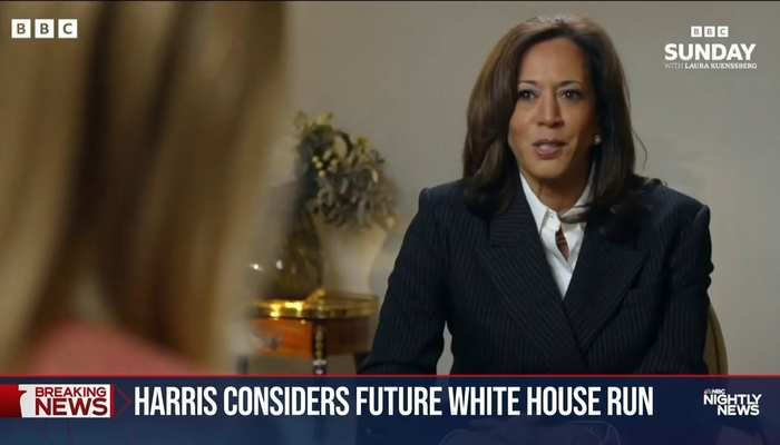 NBC Touted Kamala's Talk of a 2028 Run on the BBC, But Left Out a LOT of Context