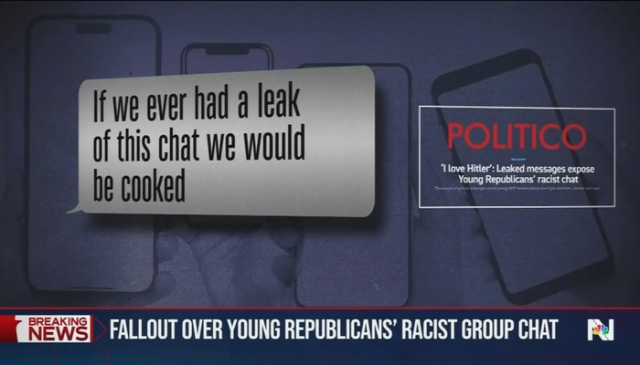 NextImg:NBC Nightly News Buries Jay Jones’ Texts Under Young Republicans’ Chat Story