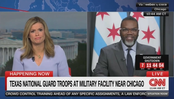 NextImg:CNN’s Brown Doesn't Ask Chicago Mayor Why Police Refused to Assist ICE