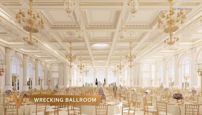 The View Whines White House Ballroom Proves Trump Is 'a True Nihilist'