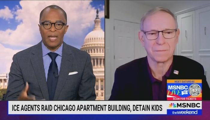 NextImg:MSNBC Hosts Lets Guest Smear ICE Agents as Trump's Lawless 'Gestapo'