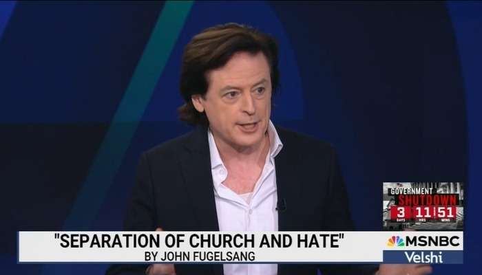 NextImg:MSNBC's Ali Velshi Aids John Fugelsang's Cockeyed 'Church of Hate' Bible Study
