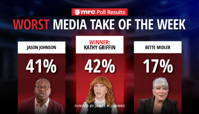 Kathy Griffin Wins Worst Media Take Poll with 42% Vote