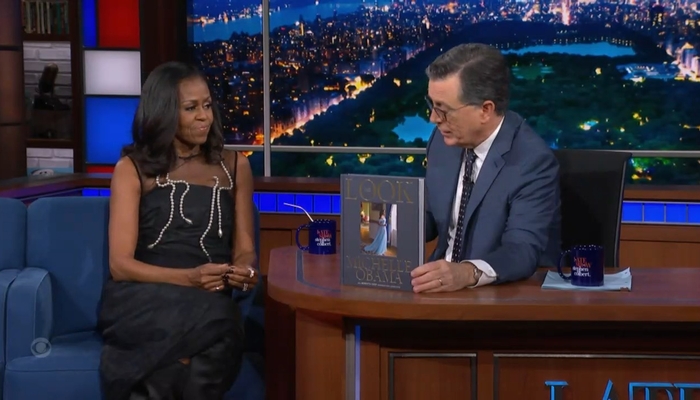 Colbert, Michelle Obama Gush Over How Fashion Checked Allegedly Racist Critics