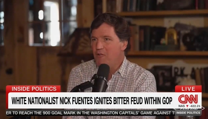 Tucker Carlson's Nazi Ploy Proves The Podcast Is Dominating Media