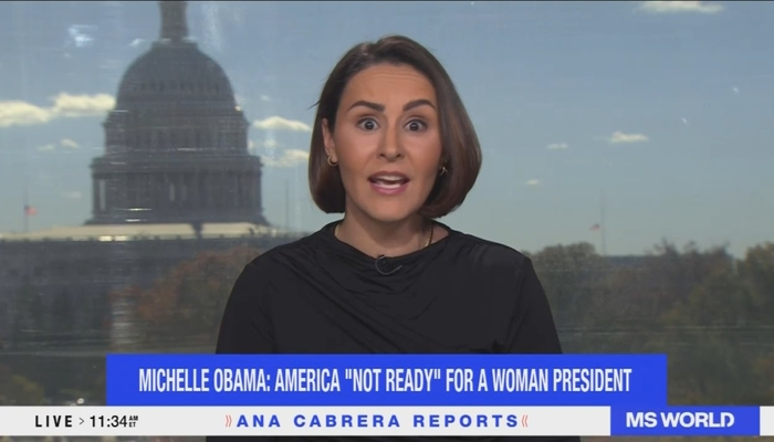 MS NOW Starts Week Calling America Sexist for Not Electing a  Female President