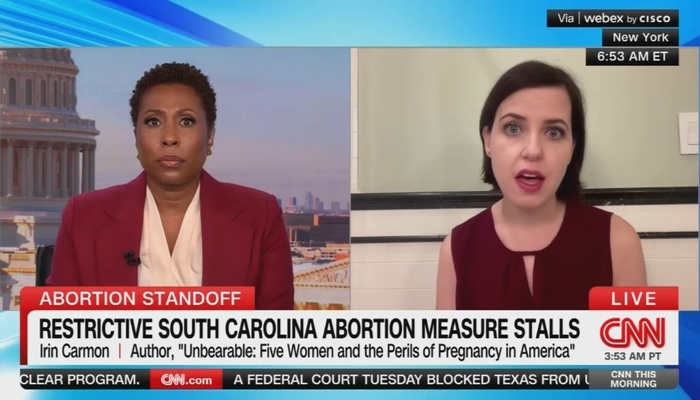 On CNN, New York Magazine's Irin Carmon Smears Pro-Lifers: ‘Extremist, Politically Toxic’