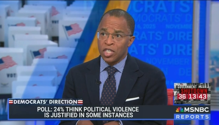 MSNBC's Capehart Ties Nation’s Fear of Political Violence to Trump